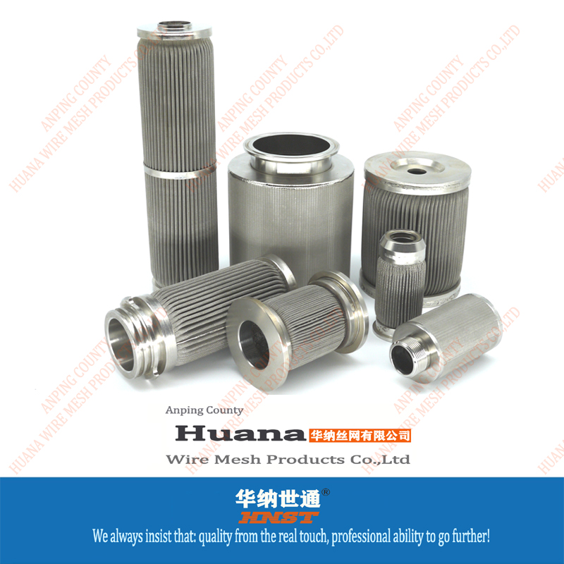 Pleated filter element 